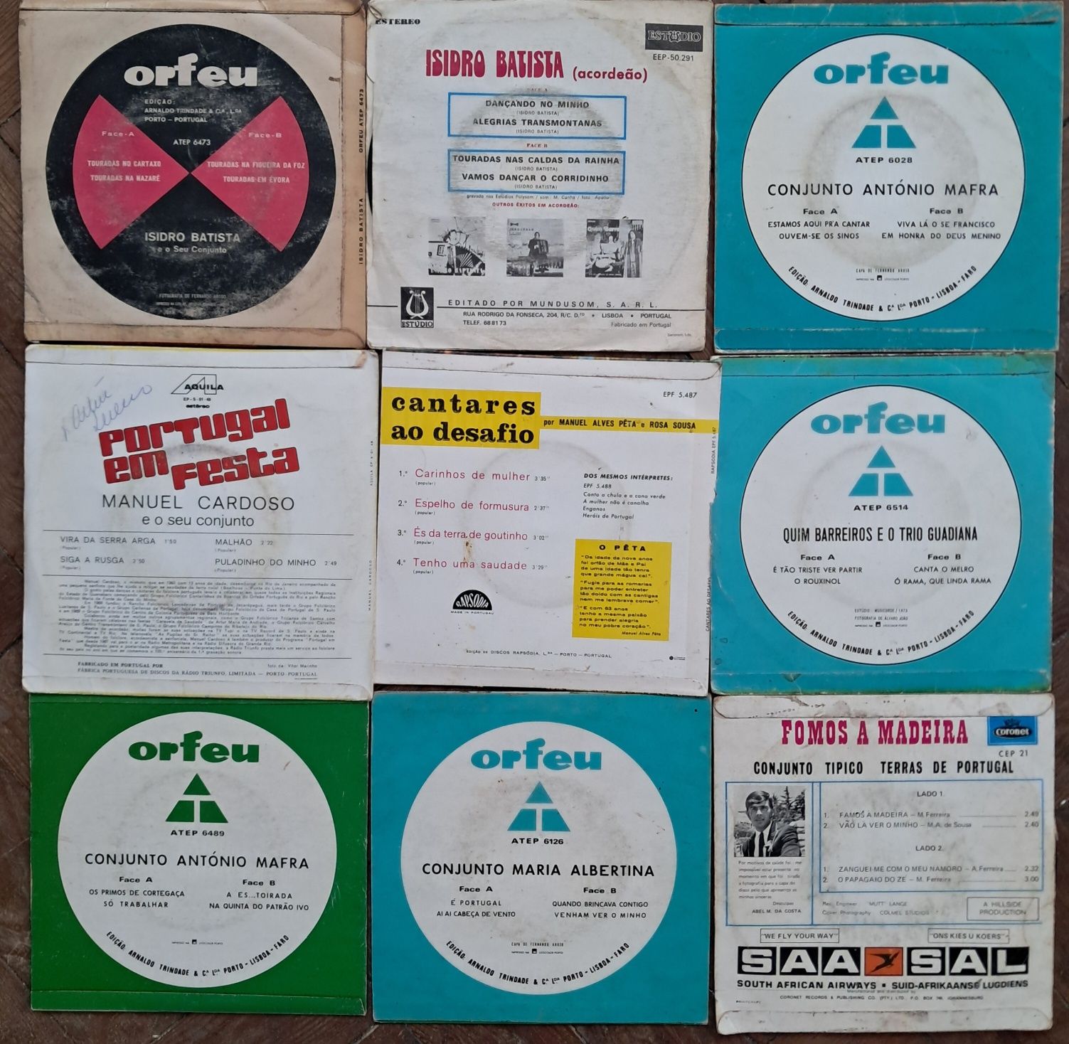 Discos de folclore 1-  5€, 3-10€