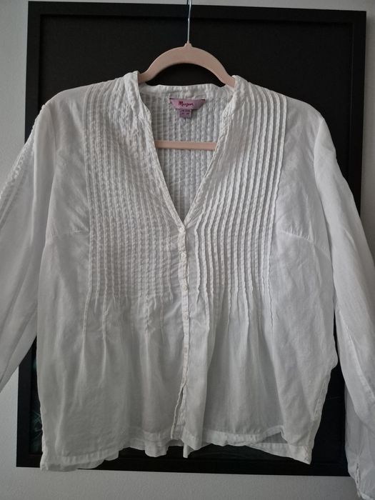 Przepiękna biała koszula bawełniana 100% s m l