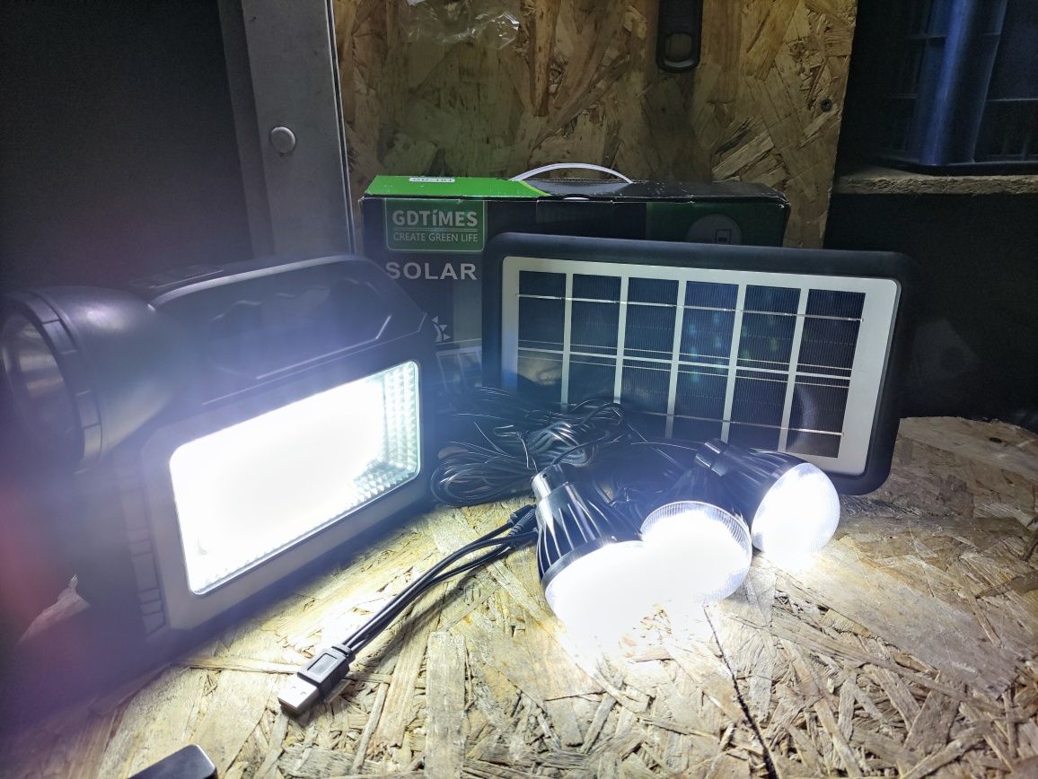 Фонарик система автономного освітлення зарядки ліхтар solar панель pow