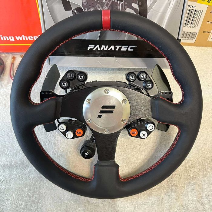 Кастомный Руль Fanatec ClubSport Universal Hub + Momo обод 33см.Идеал!
