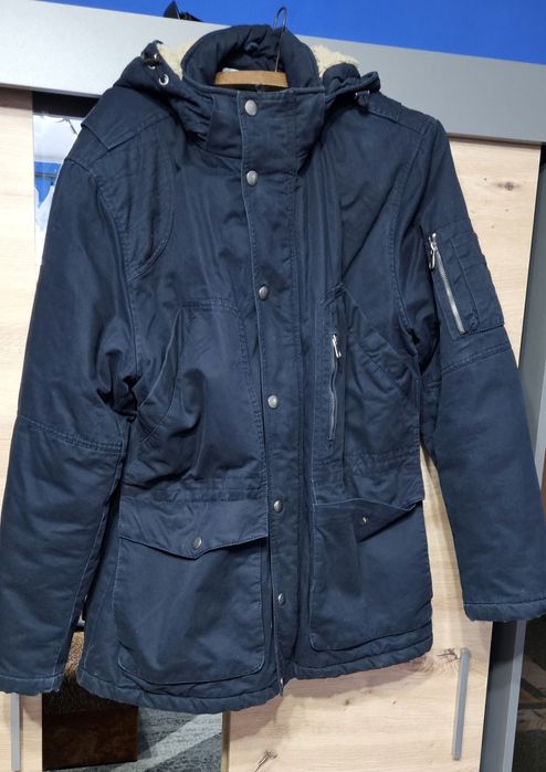 Kurtka meska zimowa parka czarna