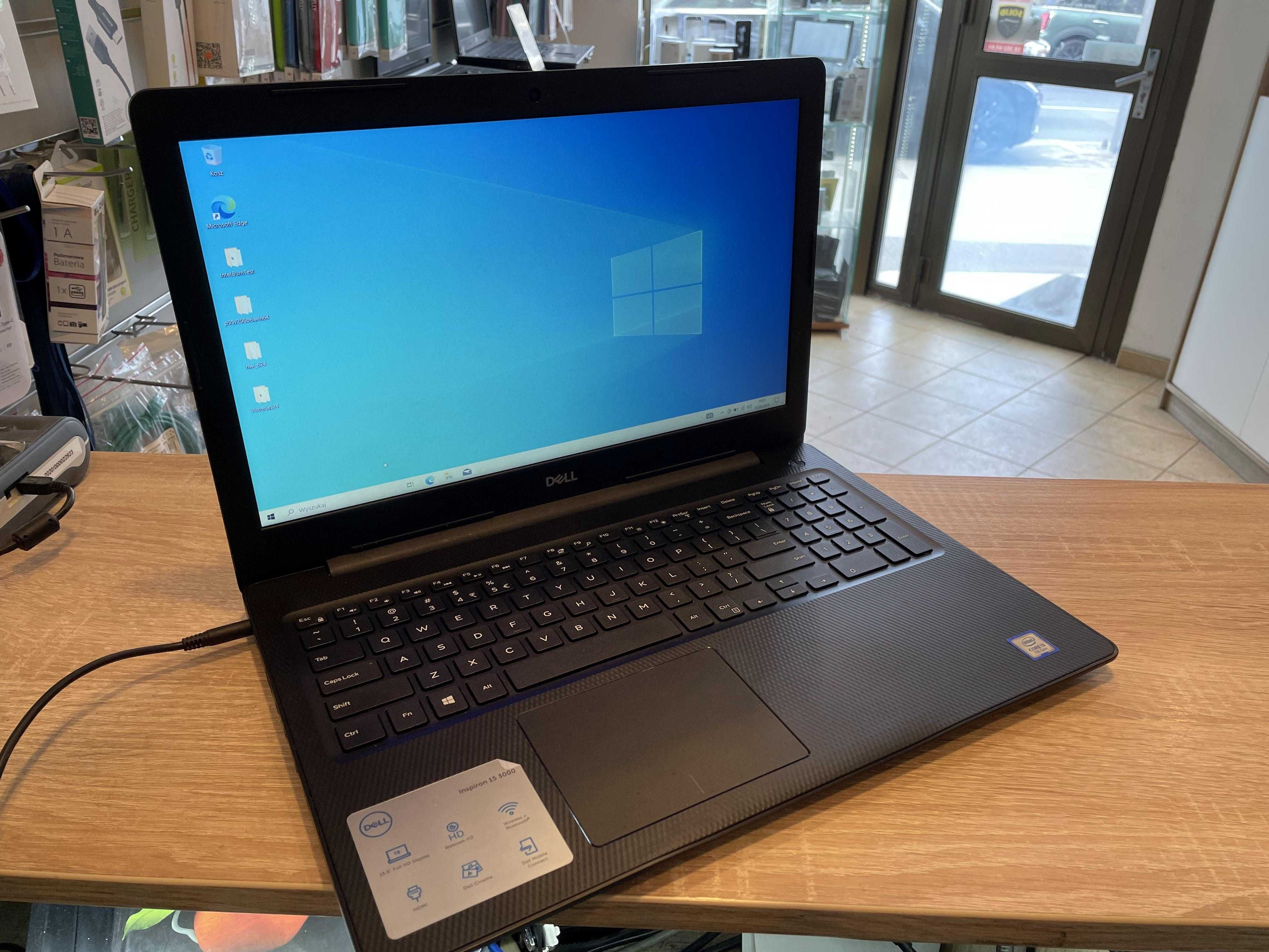 Dell Inspiron 15 3584 / i3 7gen/8GB/240GB SSD/Win10 GWAR MS Tech