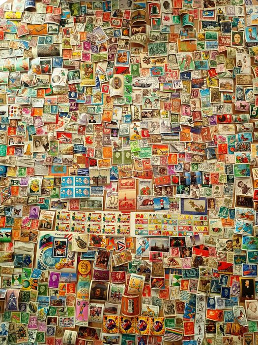 Znaczki pocztowe CAŁY ŚWIAT 100szt + 10szt GRATIS