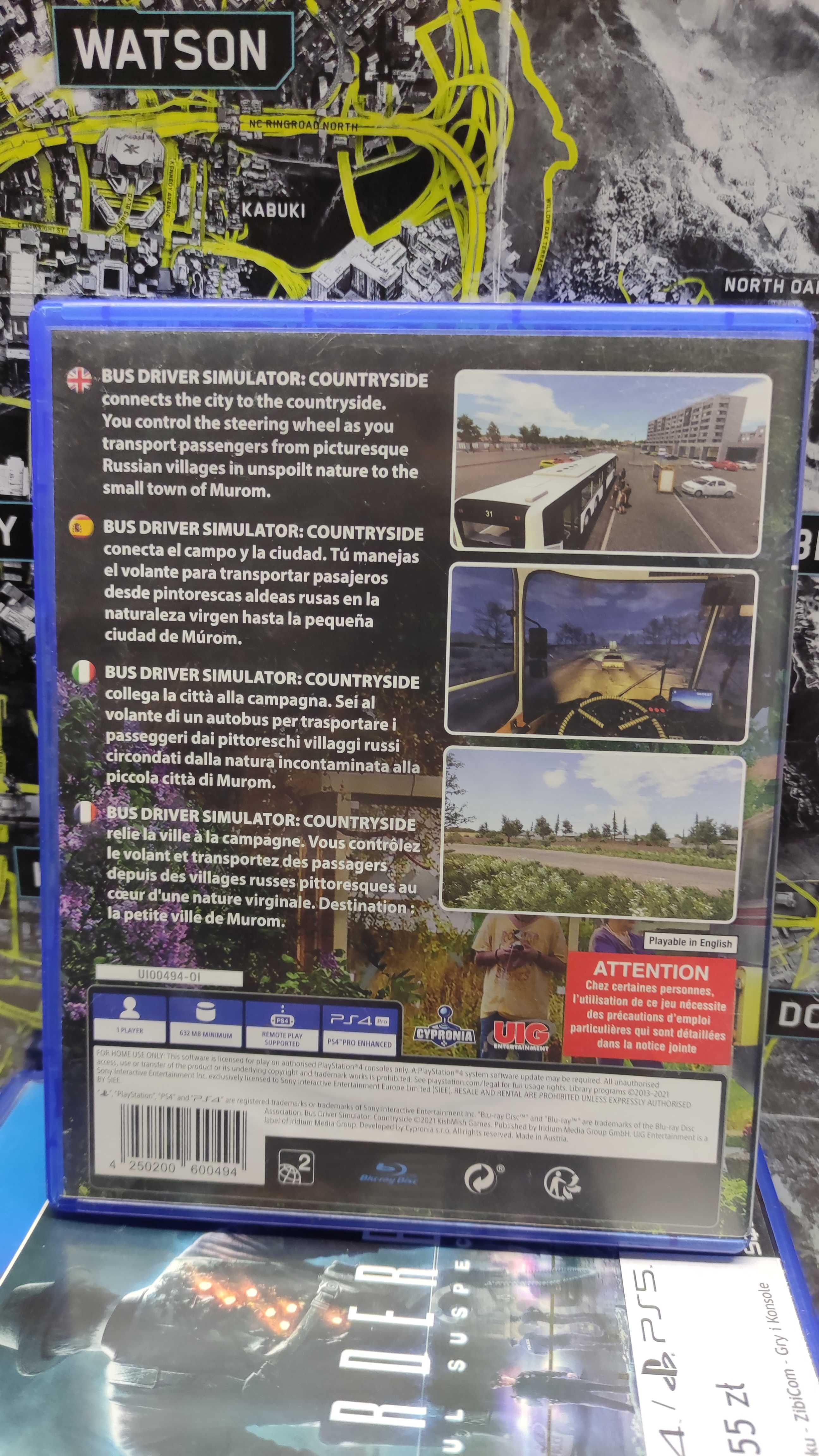 Bus Driver Simulator Countryside | PS4/PS5 | Sklep | Kraków | Wysyłka|
