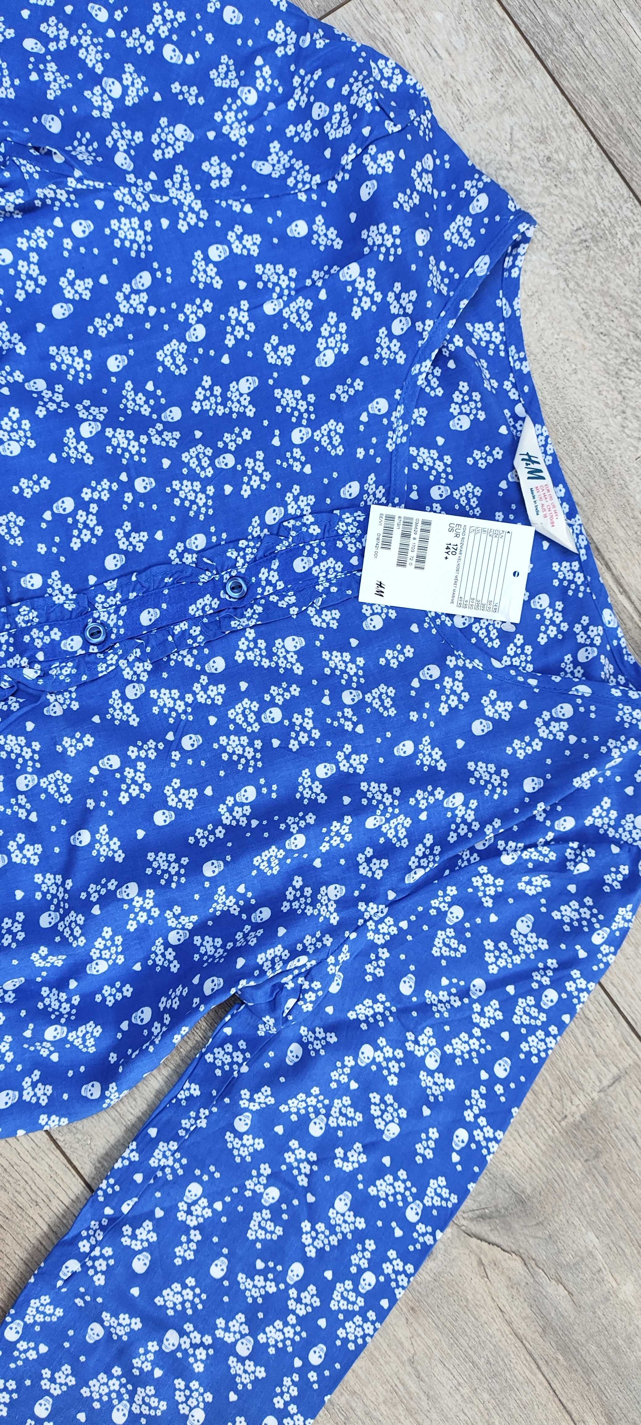 Nowa bluzka dziewczęca H&M róż. 170