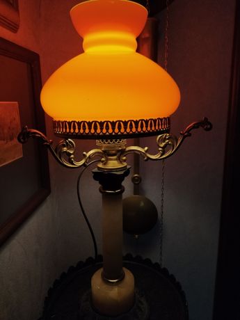 Старинная ,антикварная лампа.Мрамор,бронза.Первая треть 20 в