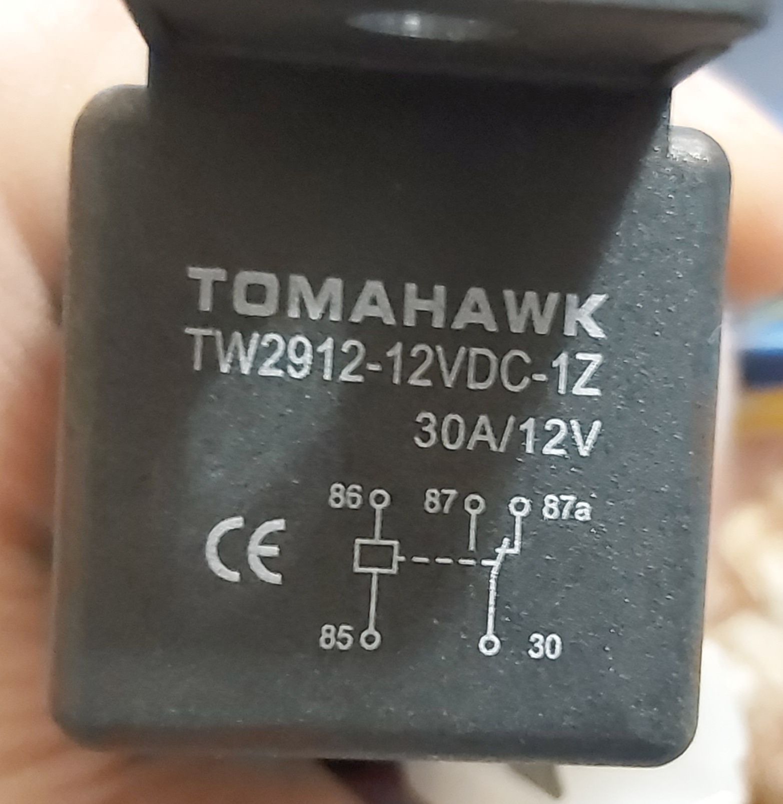Пятиконтактное реле Tomahawk TW2912-12VDC-1Z