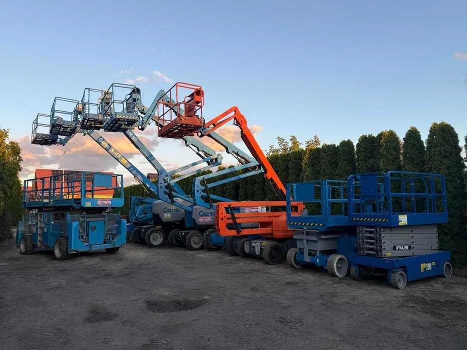 Wynajem Podnośnika nożycowy przegubowy teleskopowy Nowa sól Wolsztyn