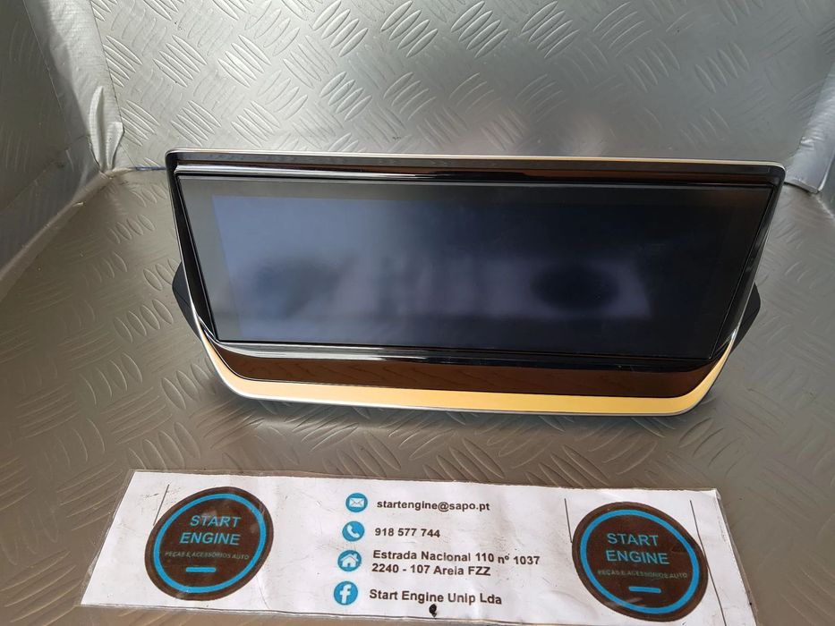 Visor Ecrã GPS Radio Peugeot 208 II 2008 2019-2024
