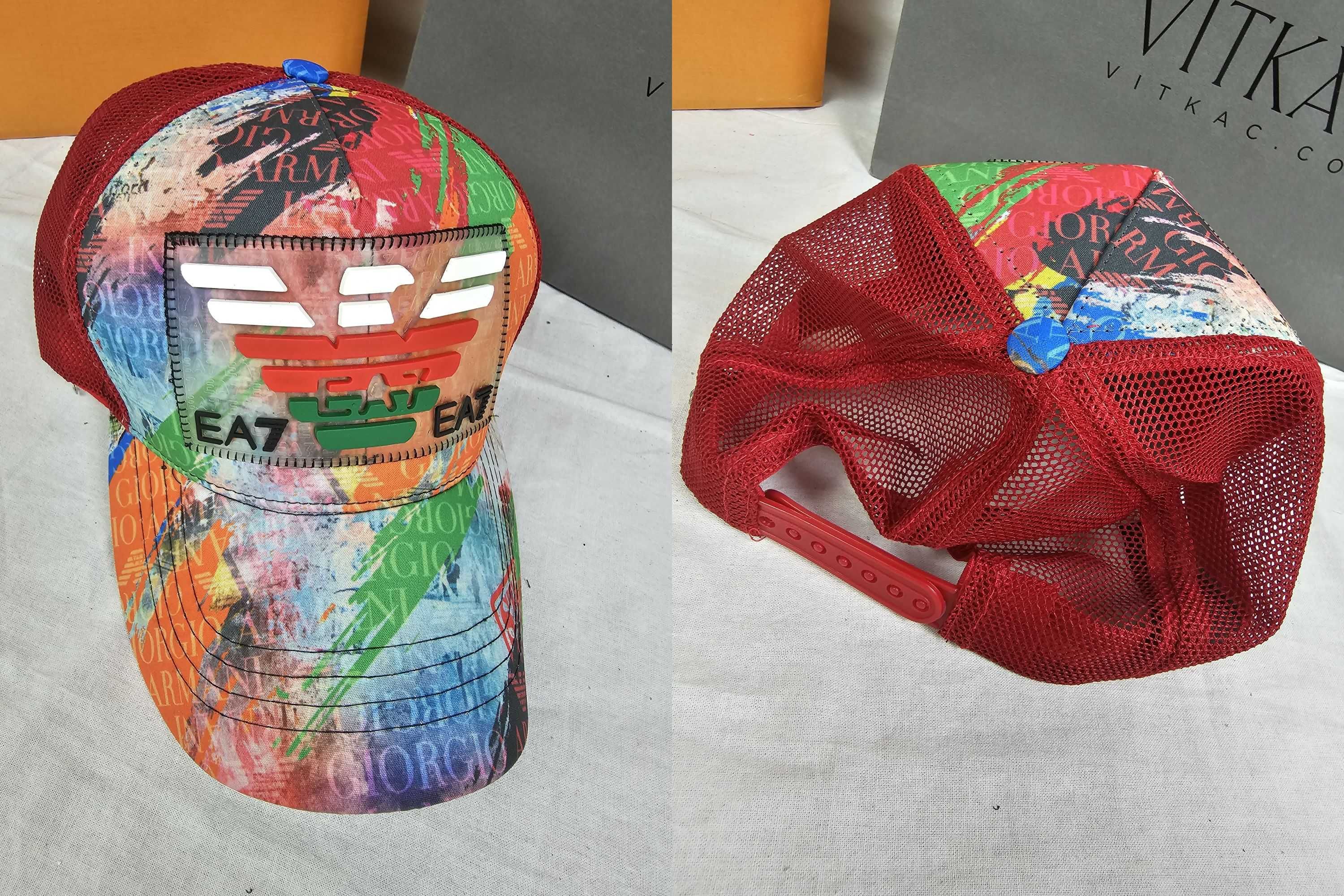 Czapka Guess czapki z daszkiem Armani na lato bejsbolówki