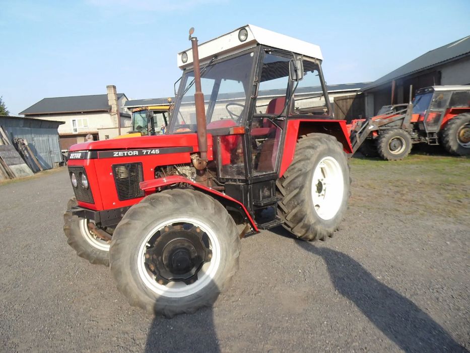 Zetor 7745  import Słowacja, dokumenty do rejestracji, 1988r.