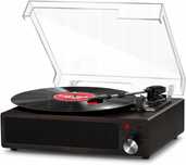 Gramofon winylowy Bluetooth vintage, z wbudowanym głośnikiem FYDEE