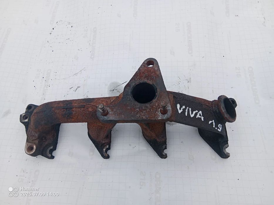 TRAFIC II VIVARO A kolektor wydechowy 1.9DCi