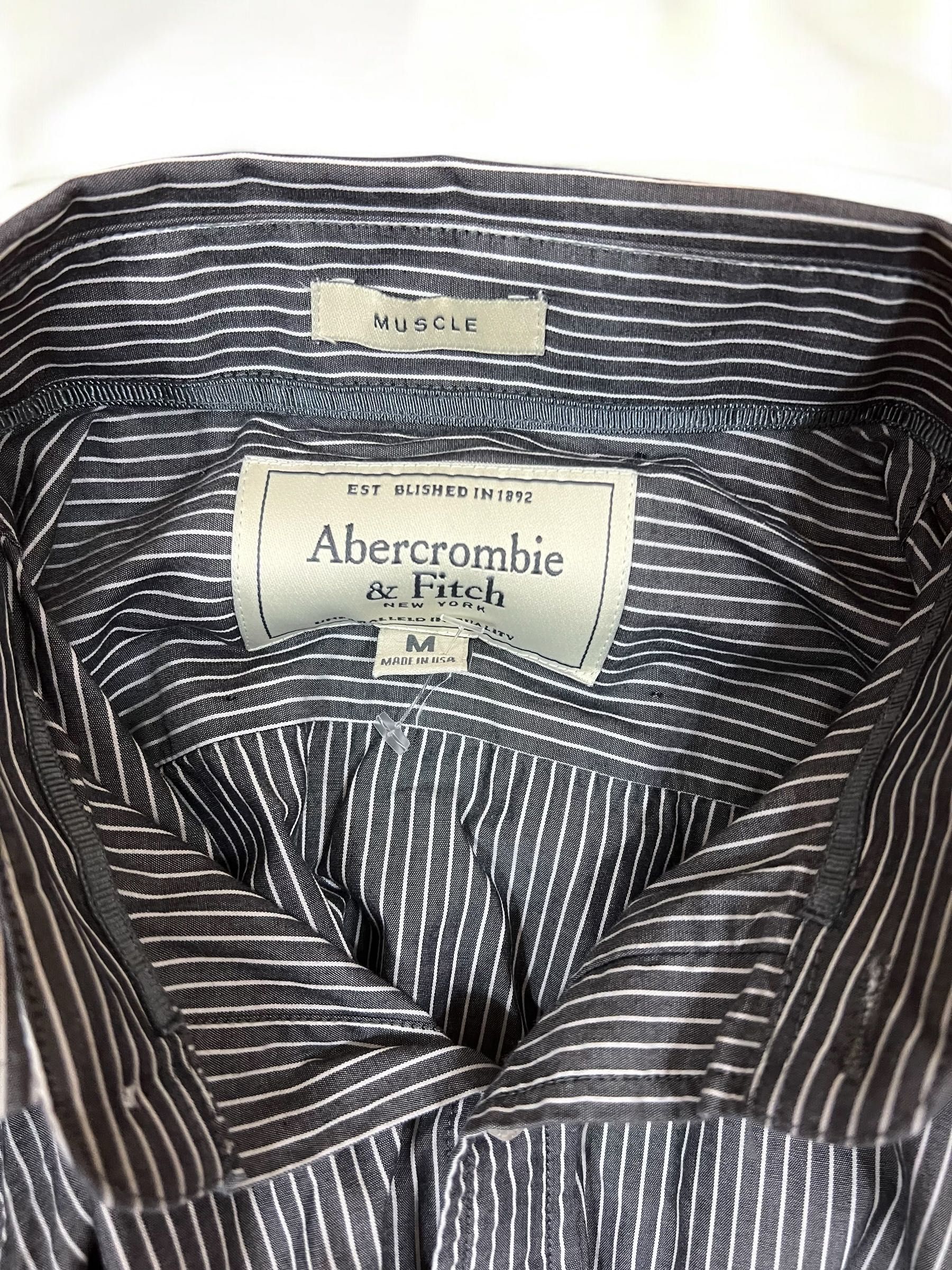 Abercrombie & Fitch roz. M męska koszula w paski