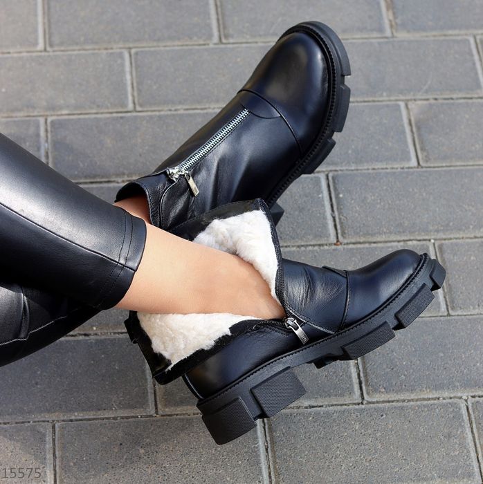 Черевики жіночі демісезонні шкіряні