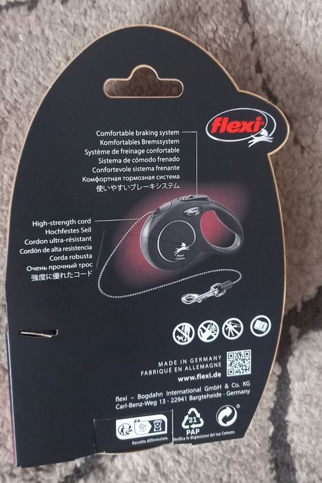 Smycz Flexi rozmiar xs 3 metry linka do 8 kilo