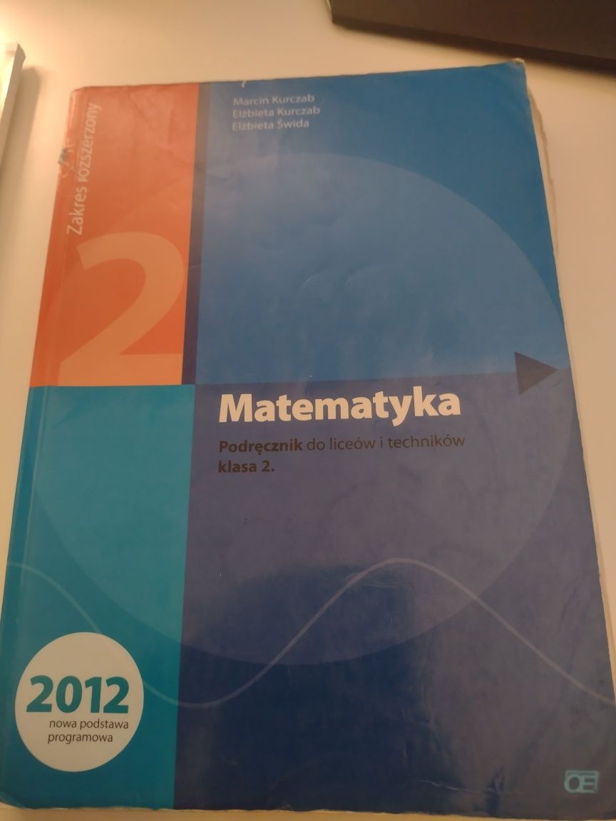 Podręcznik Matematyka 2 zakres rozszerzony
