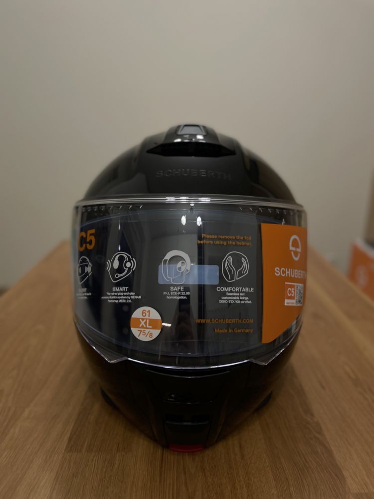 Kask motocyklowy, schuberth c5 szczękowy