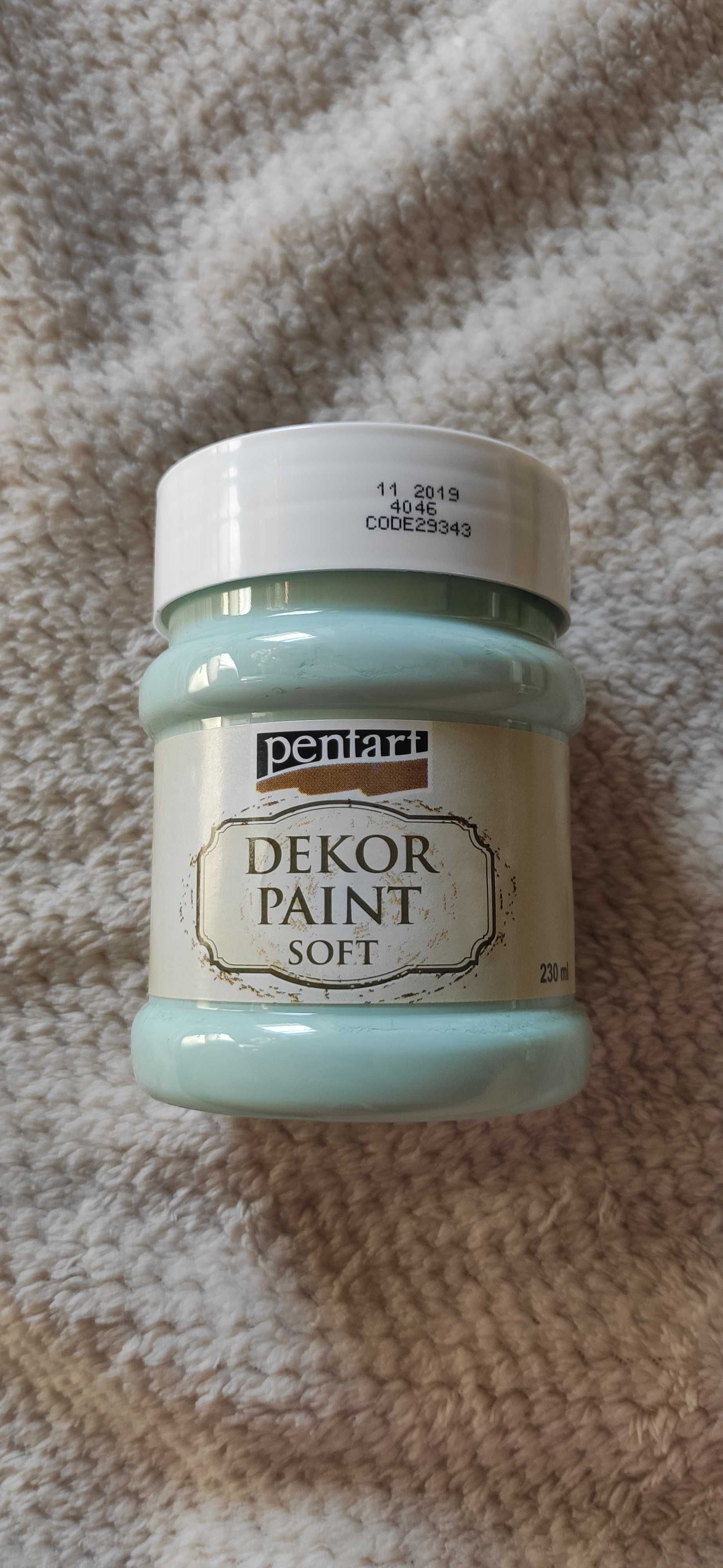 farby pentart dekor paint soft 230 ml ZIELONA PATYNA