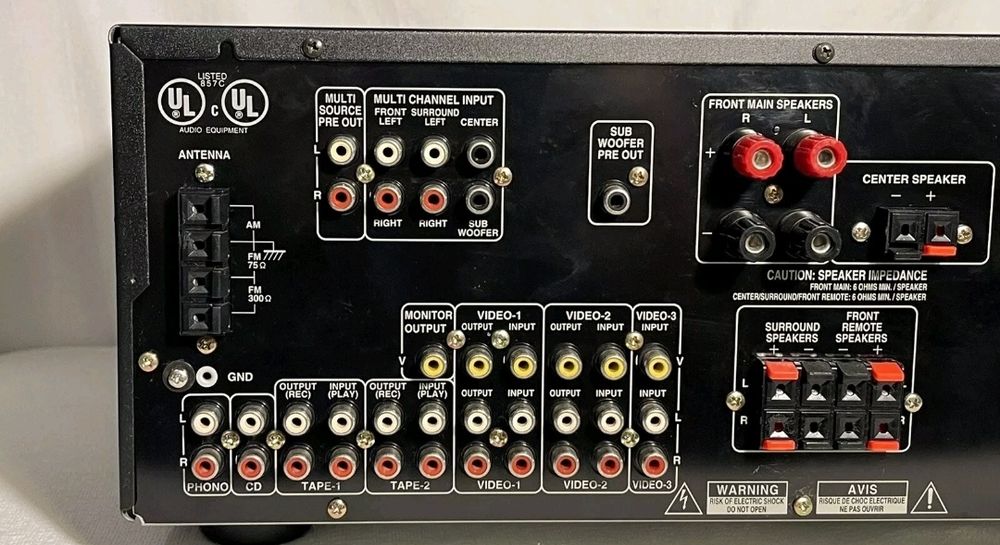 Receptor Audio Video Onkyo TX SV-545