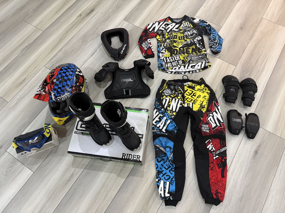 Zestaw motocross\cross dziecięcy XS-S dla 5latka O’neal