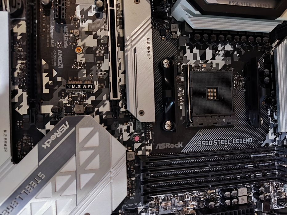 AsRock B550 Steel Legend новая мат плата