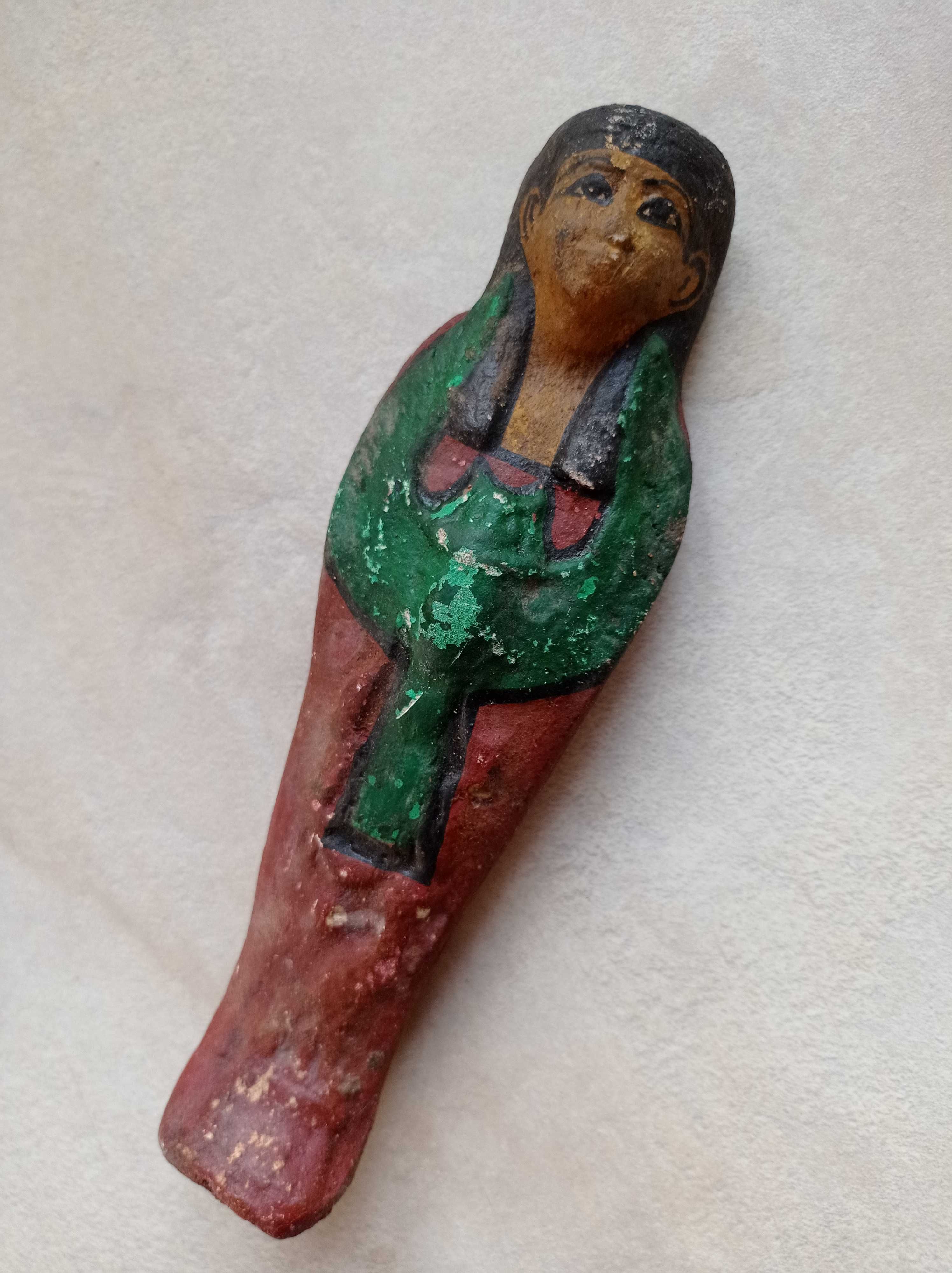 figurka EGIPSKA uszebti Ra - 600-300r.p - DUŻA amulet pektorał ushabti