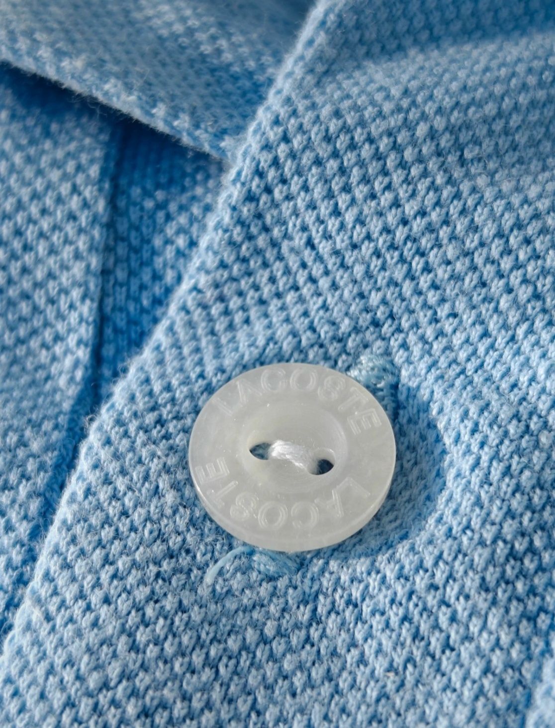 Koszulka polo Lacoste męska niebieska L jak Ralph lauren