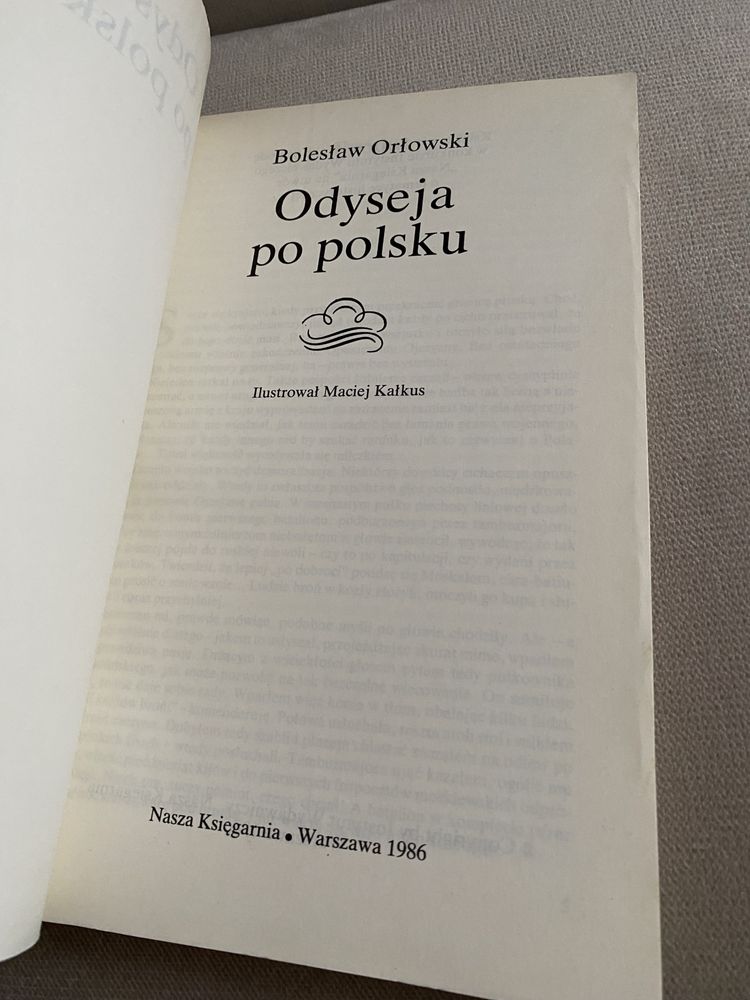 Książka Odyseja po polsku Bolesław Orłowski