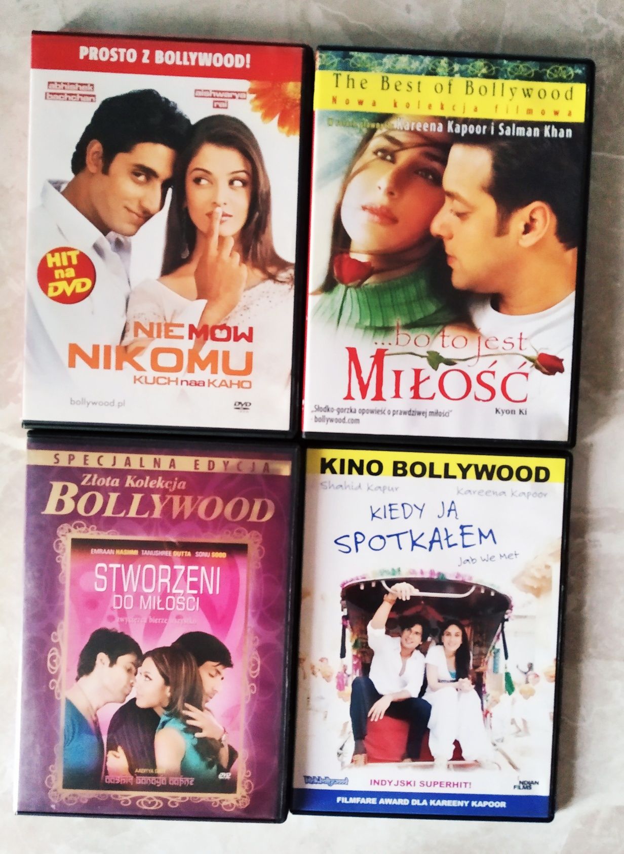 Filmy dvd zestaw Bollywood.