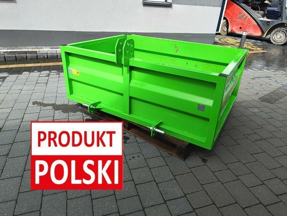 SKRZYNIA transportowa na tył ciągnika do ciągnika-150x100x50cm-DOWÓZ