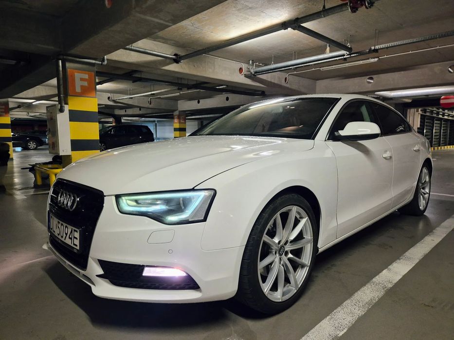 Audi A5 Sportback Audi A5 8T 2.0 TFSI 211KM Quattro S-tronic, 2012, PL salon, 2 właści.