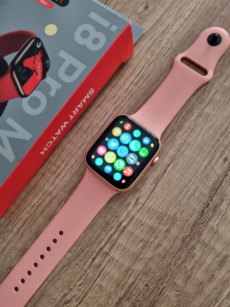Różowy smartwatch NOWY