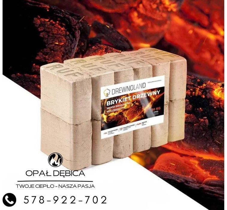 Brykiet drzewny RUF PREMIUM kostka liściasty-dębowy