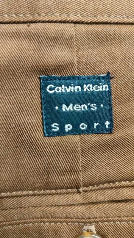 spodnie męskie Calvin Klein carrot 31/34 100% cotton bawełna plisy