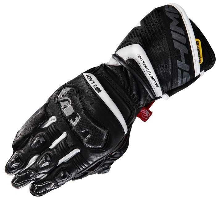 Rękawice motocyklowe damskie SHIMA RS-2 Lady Rozmiar M Białe Outlet