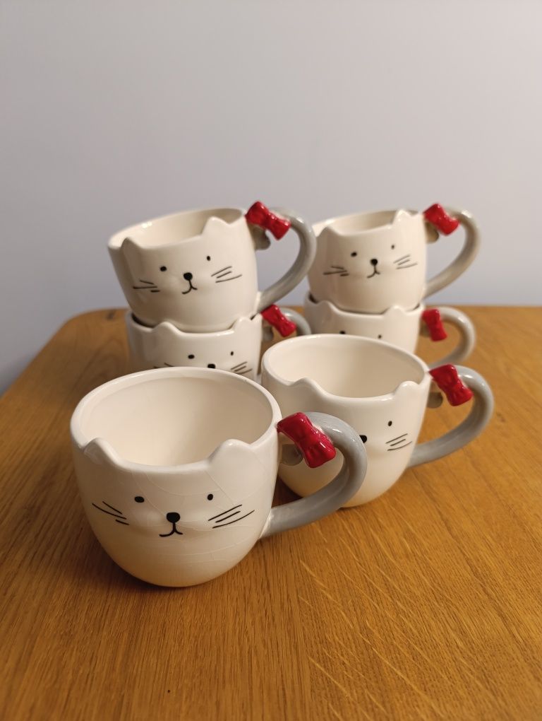 Zestaw 5 kubków Home&you porcelana 210 ml