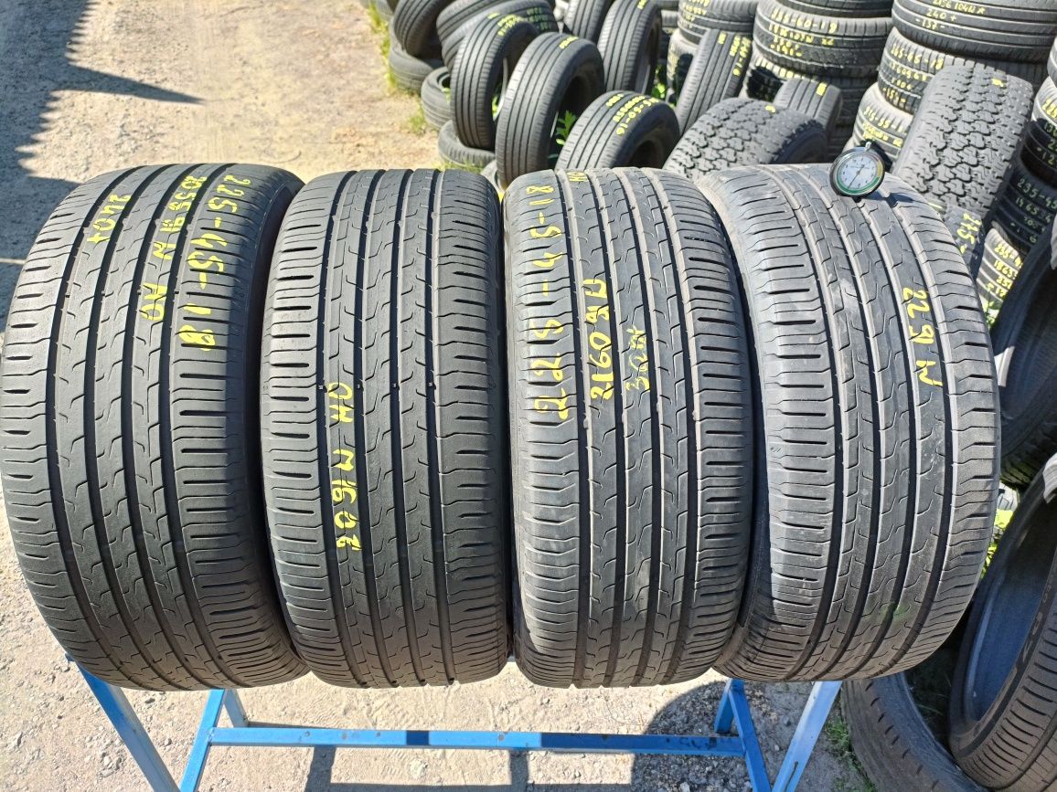 4x 225/45r18 Continental EcoContact 6 z 2020r 6mm