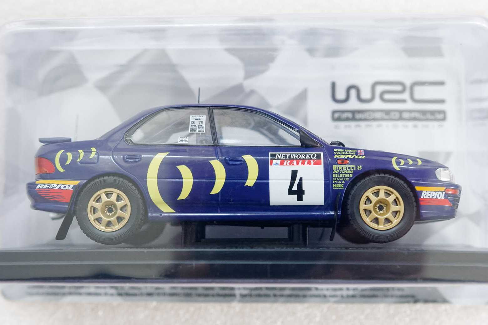 SUBARU IMPREZA 555 1:24 Hachette WRC 1995 Colin McRae