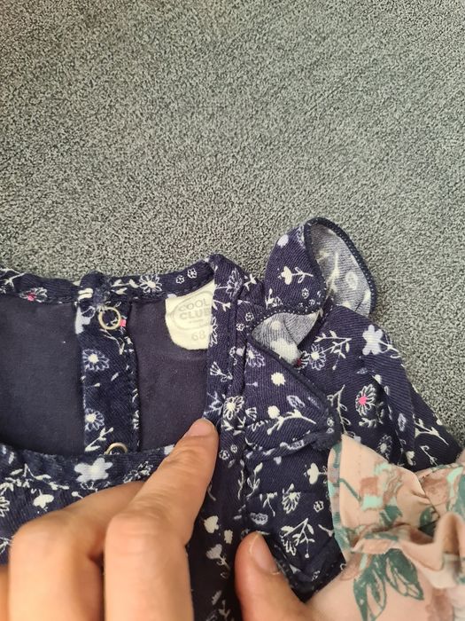 Zestaw ubranek na jesień, zimę dla dziewczynki rozmiar 68