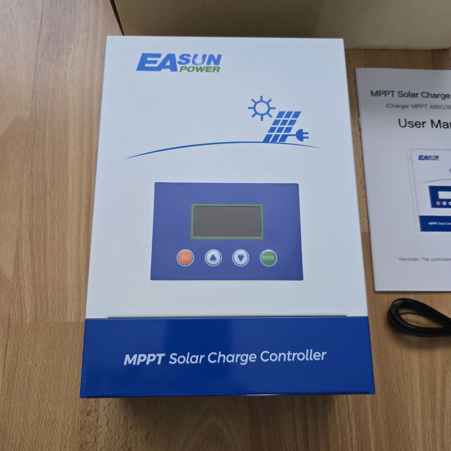 Regulator ładowania EASUN 100A MPPT od 12 V do 48 V Max. nap. 150V