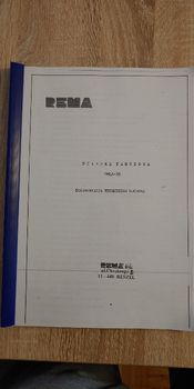 REMA DMLA-35 DTR dokumentacja techniczno-ruchowa katalog części