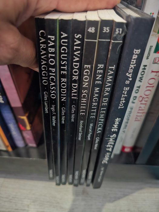 Conjunto 8 livros de arte – coleção Taschen + Banksy