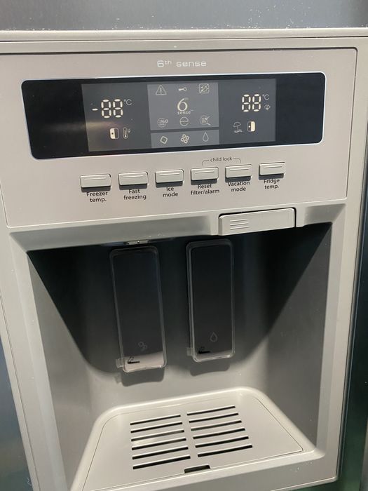 Frigorifico whirpool americano cinza