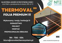 THERMOVAL Ogrzewanie na podczerwień, Folie Maty grzewcze, z montażem:)