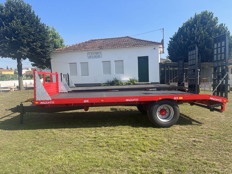 Reboque agricola porta maquinas 10t