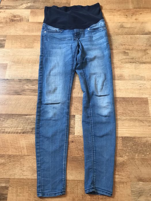 Spodnie jeans ciążowe H&M Mama 36/S skinny