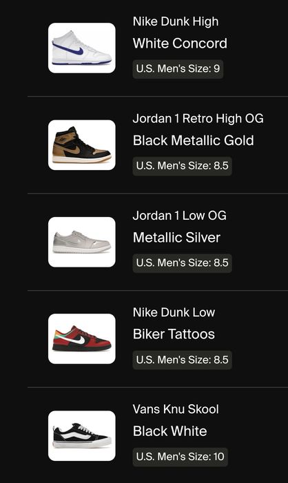 Nike Jordan Originais novas e usadas desde 80 euros  a 180