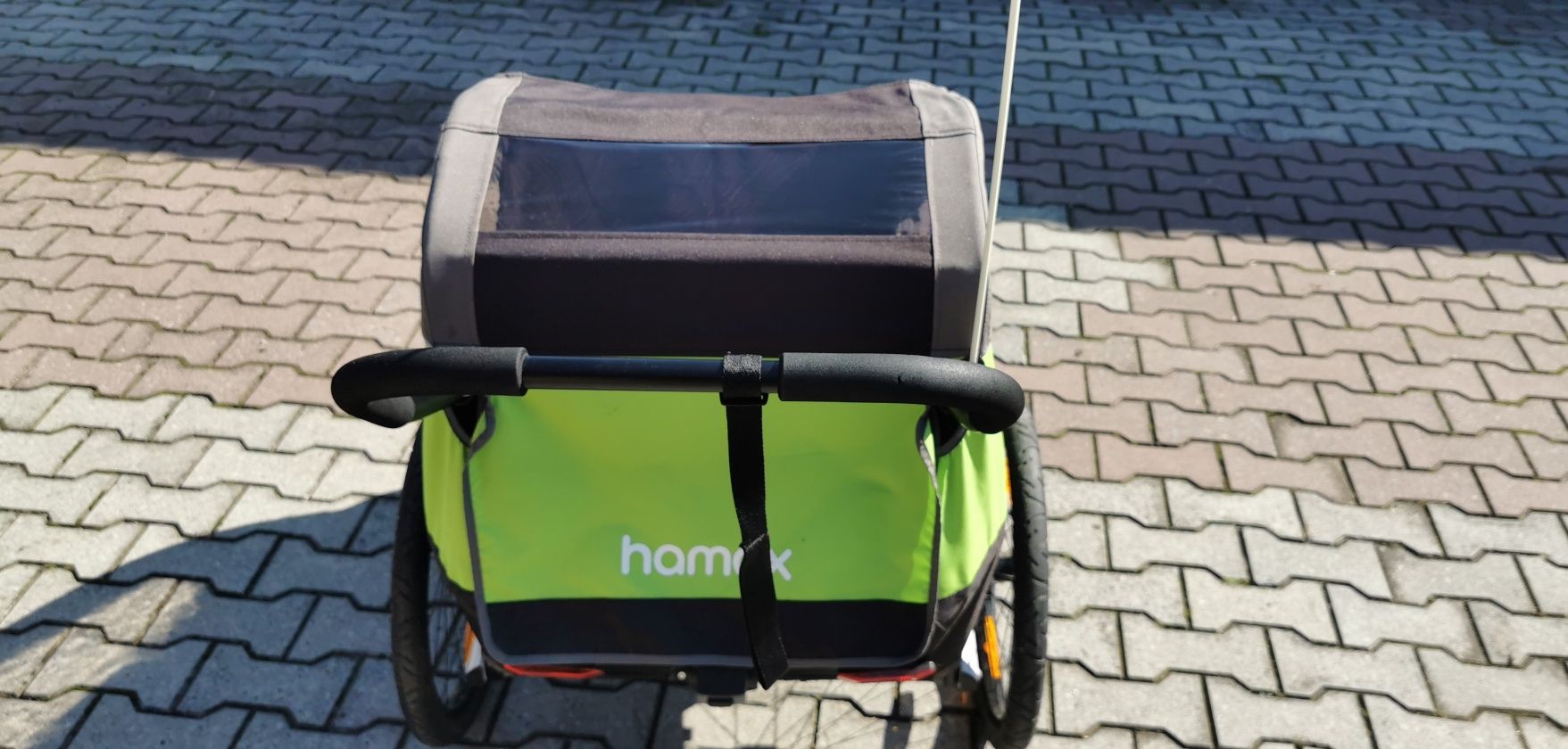 Przyczepka rowerowa Hamax traveler twin, sprzedam lub zamienię na 1 os