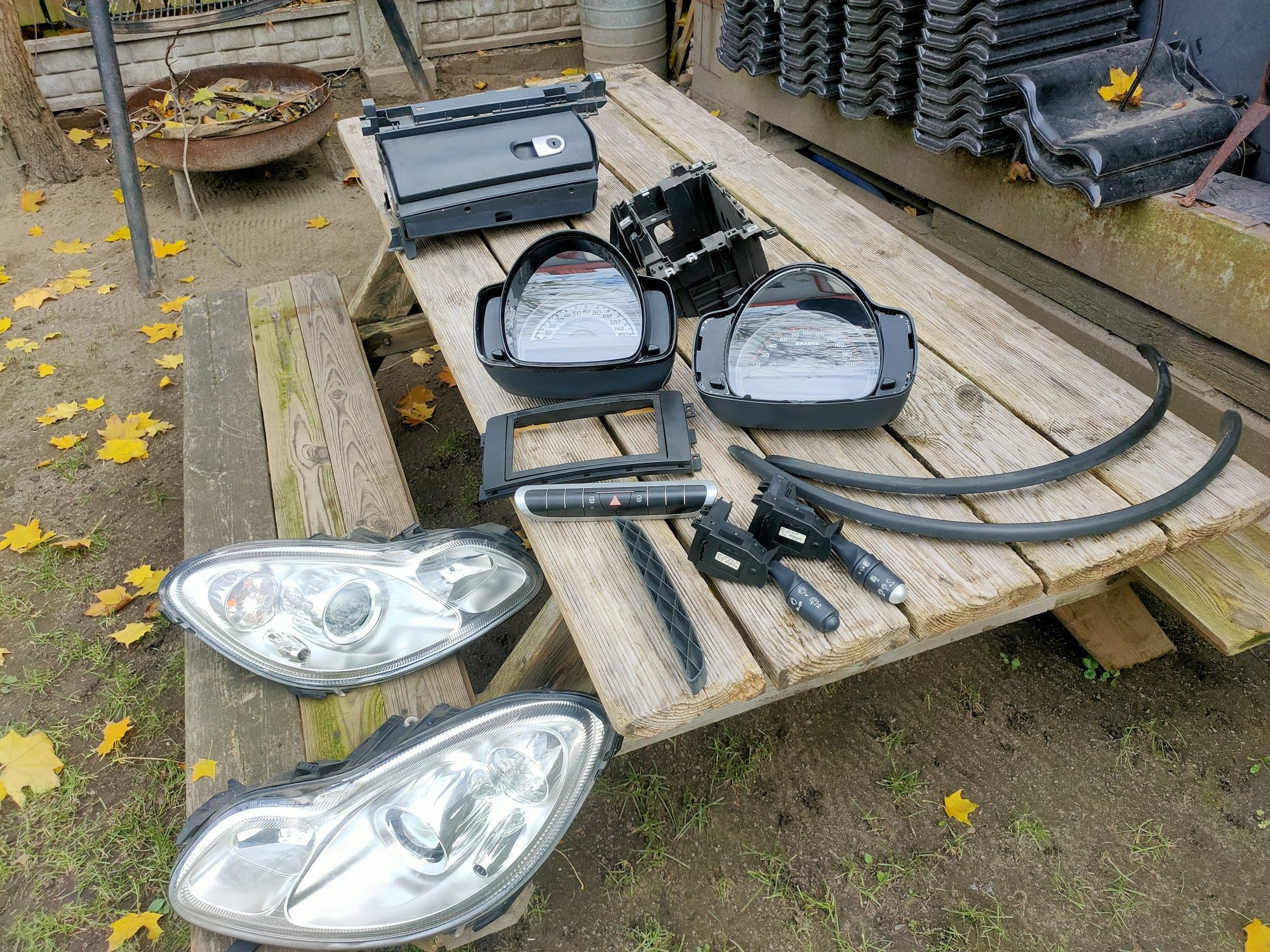 Kratki schowek felgi ramka Smart fortwo 451 brabus